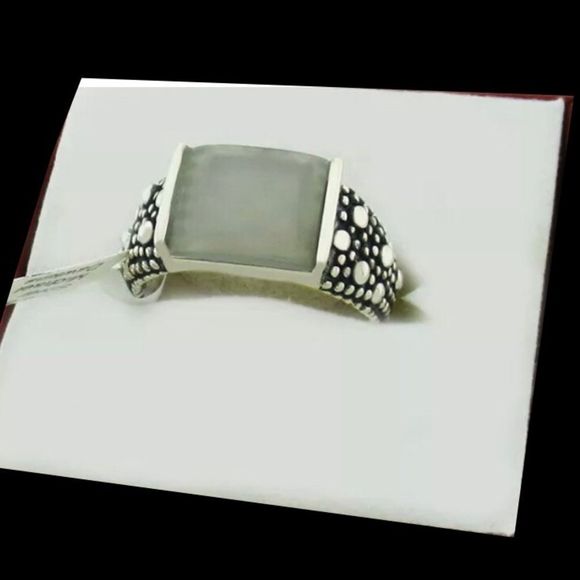 MICHAEL DAWKINS Starry Night Mother of Pearl Sterling Silver 925 Ring Sz 10 NIB - Picture 8 of 8
